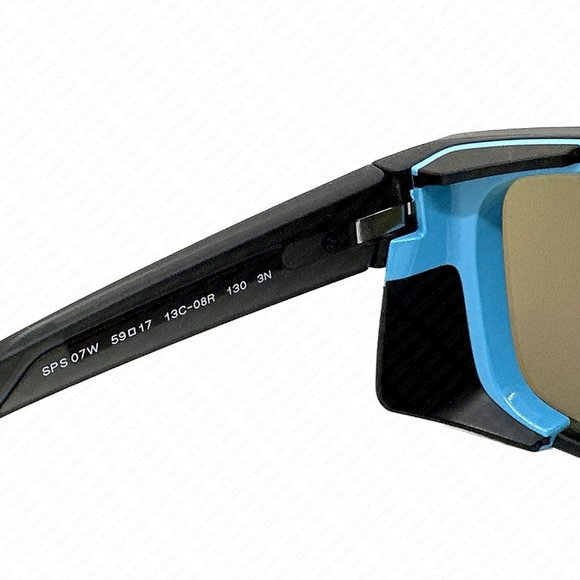 Prada Linea Rossa Sport PS 07WS 13C08R 59mm Grey Rubber Transparent Sunglasses - Picture 13 of 13